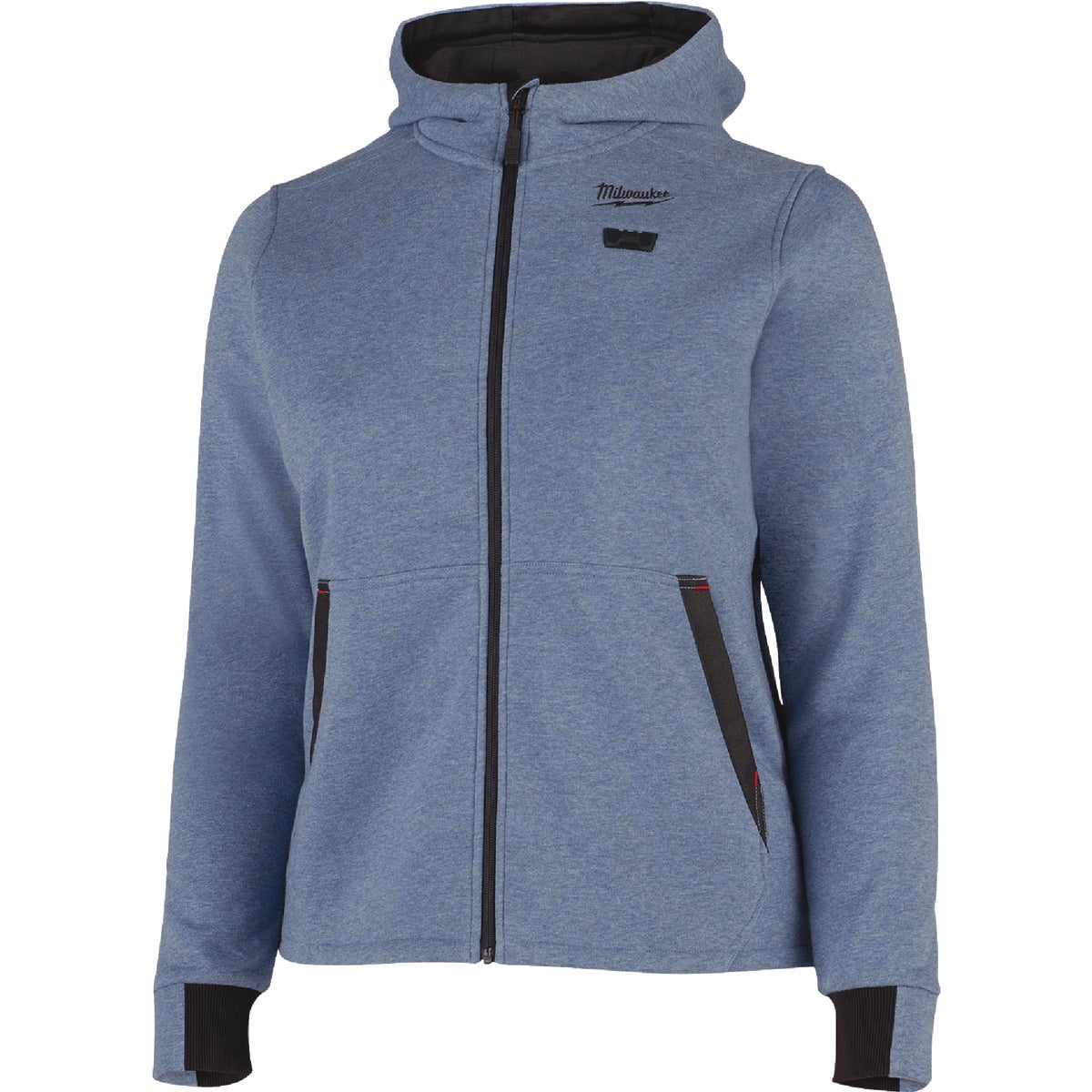 Milwaukee M12 Women's XL Blue Full-Zip Heated Hoodie Image 8
