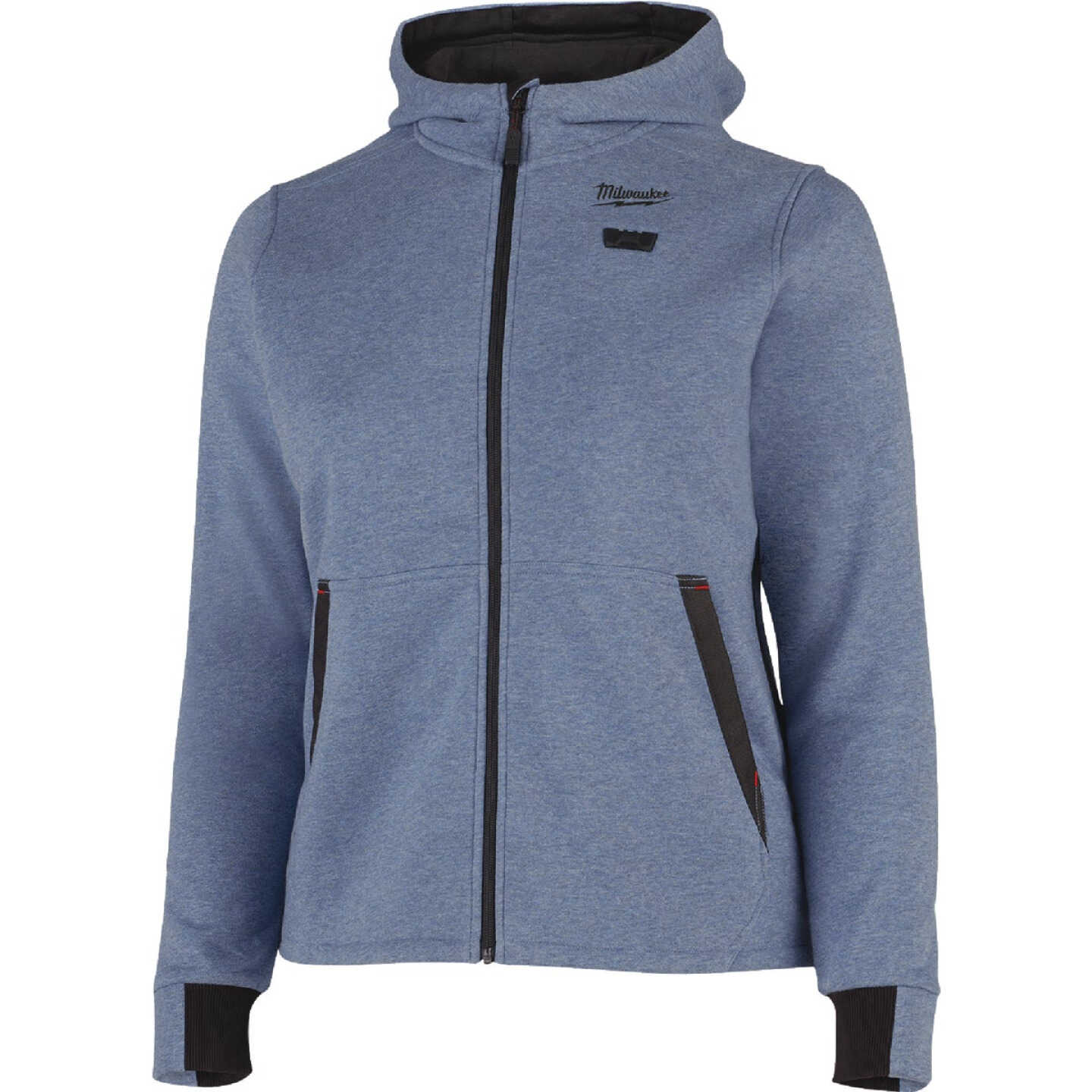 Milwaukee M12 Women's XL Blue Full-Zip Heated Hoodie Image 8