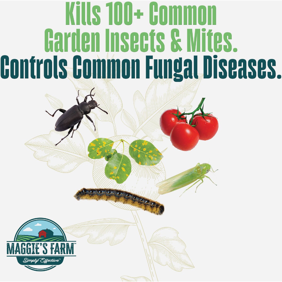 Maggie's Farm 24 Oz. Ready To Use Trigger Spray Vegetable Garden Insect & Disease Control Image 3