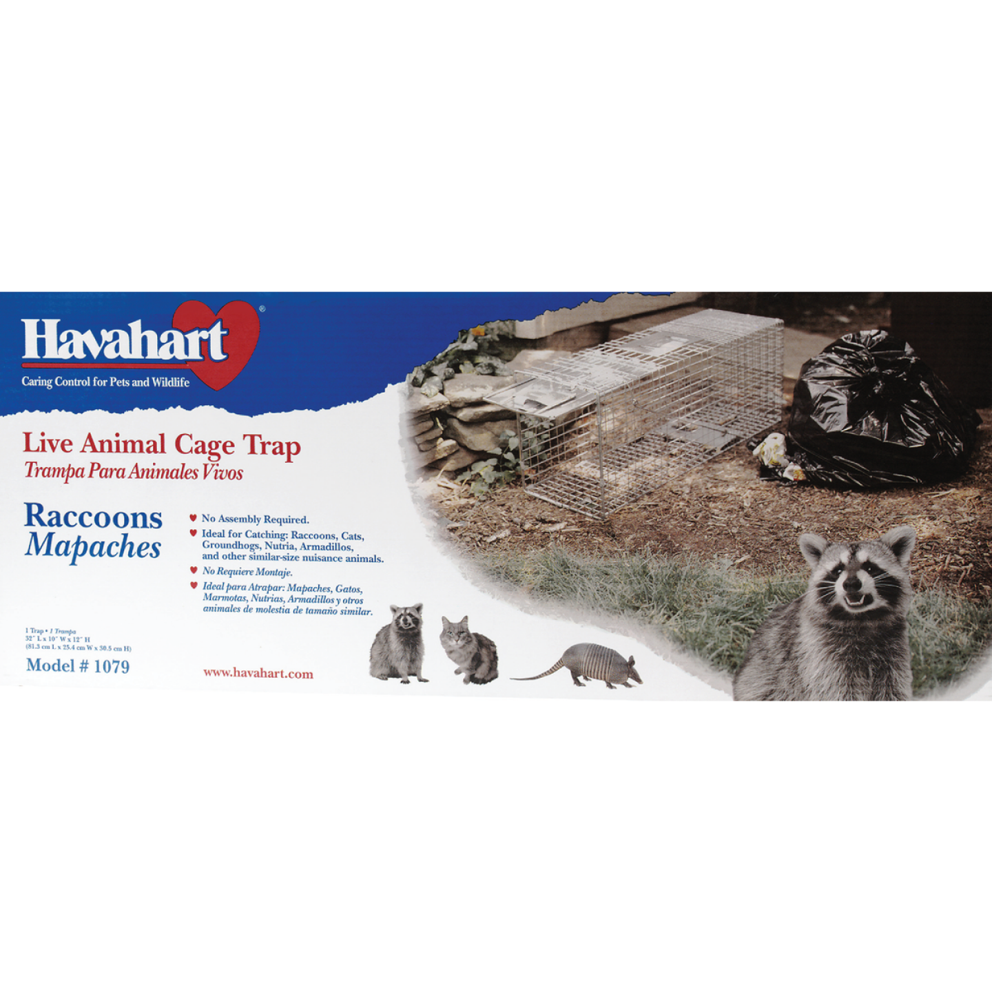 Havahart Professional Galvanized Steel 32 In. Large Live Animal Trap Image 3