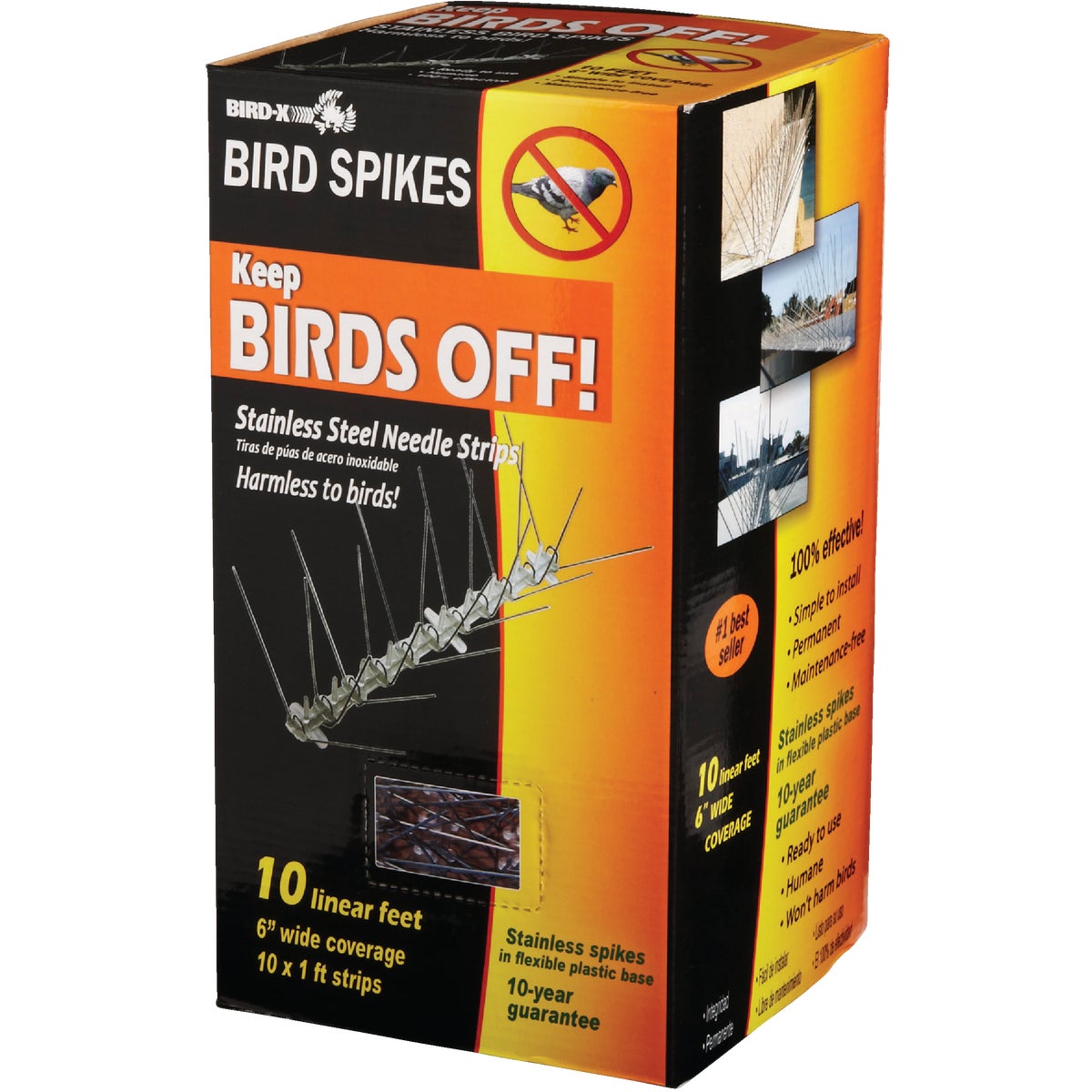 Bird X Stainless Steel 10 Ft. L. Bird Control Spikes Image 6