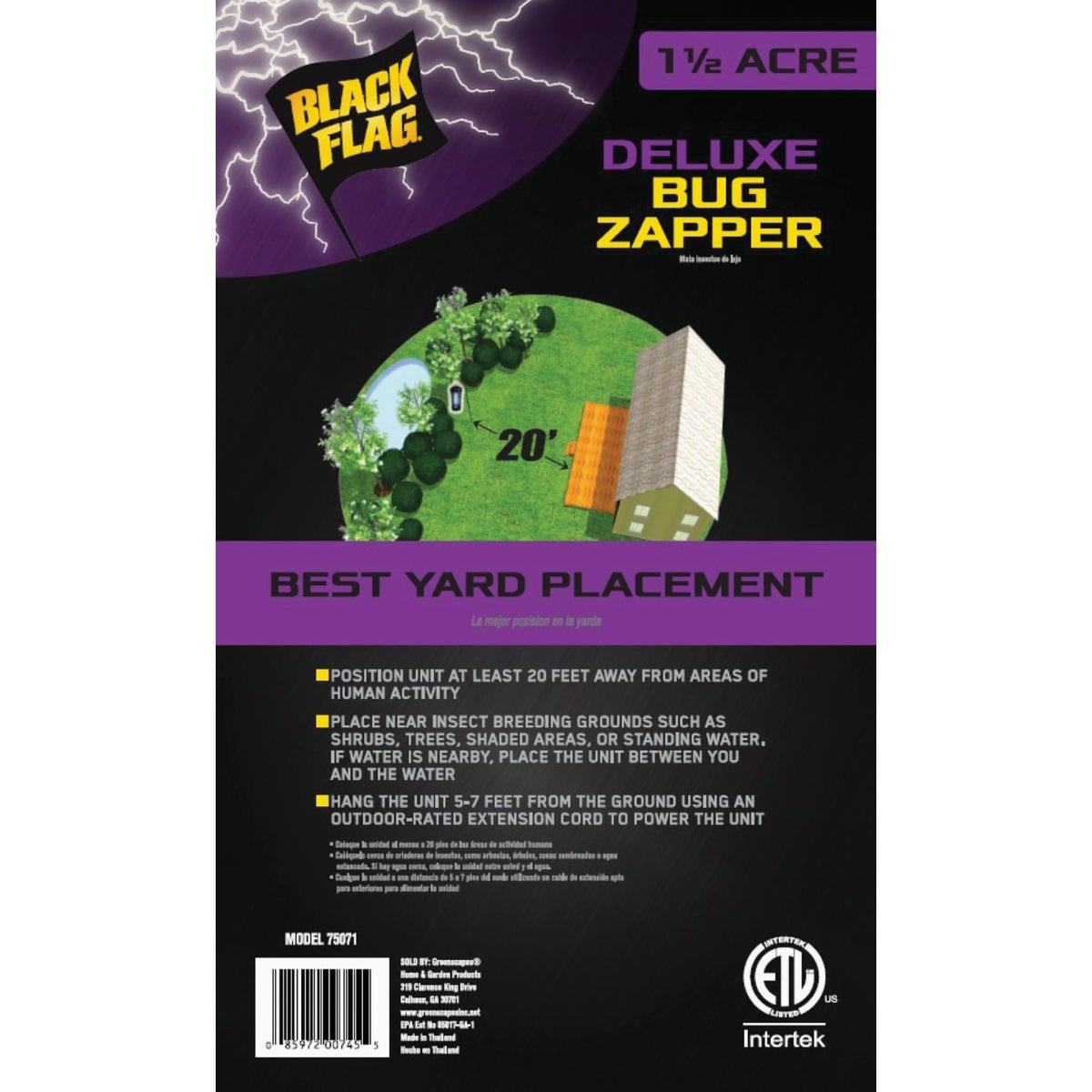 Black Flag 5500V Deluxe Bug Zapper Image 2