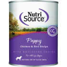 NutriSource 12.3 Oz. Chicken & Rice Wet Puppy Food Image 1