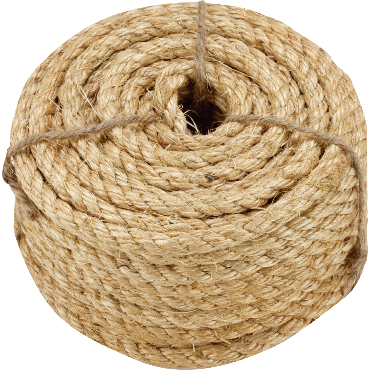Do it Best 3/8 In. x 50 Ft. Natural Twisted Sisal Fiber Packaged Rope