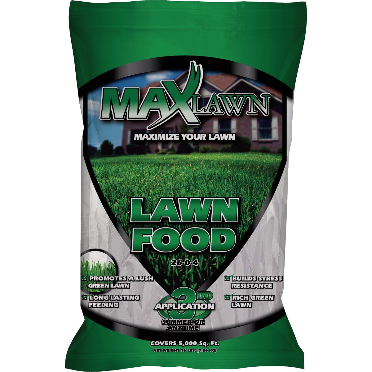 MaxLawn 5000 Sq. Ft. 26-0-4 Lawn Food
