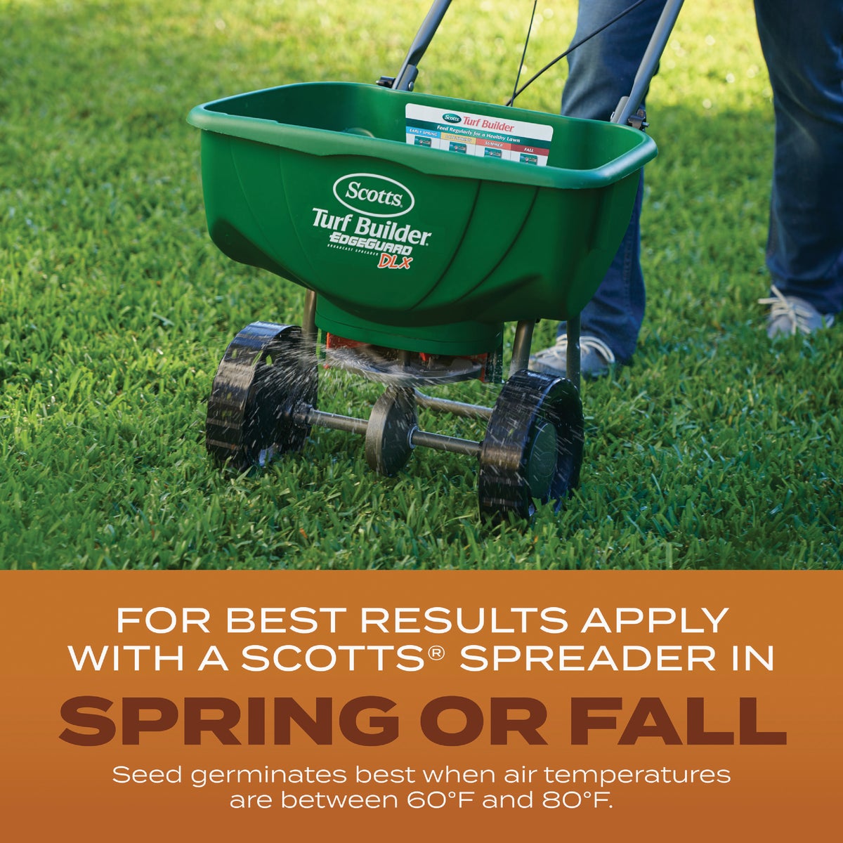 Scotts Turf Builder 5.6 Lb. 465 Sq. Ft. High Traffic Mix Grass Seed, Fertilizer, and Soil Improver Combination Image 5