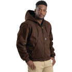 Berne Heartland Men's Medium Bark Hooded Work Jacket Image 1