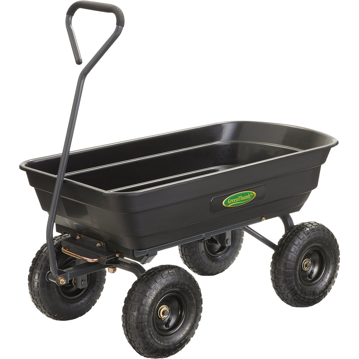 Green Thumb 4 Cu. Ft. Poly Dump Cart
