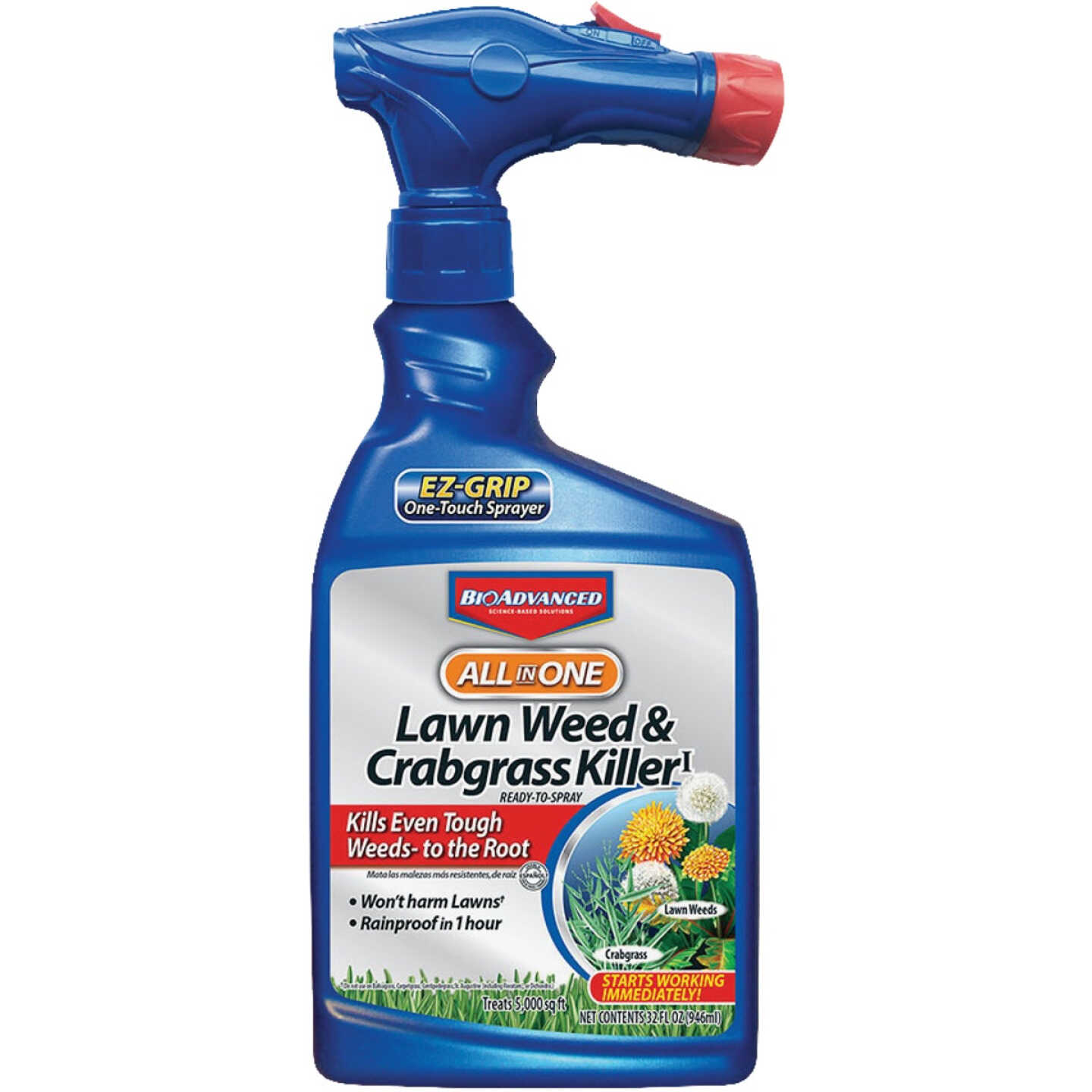 BioAdvanced All-in-1 32 Oz. Ready To Spray Crabgrass & Weed Killer Image 1