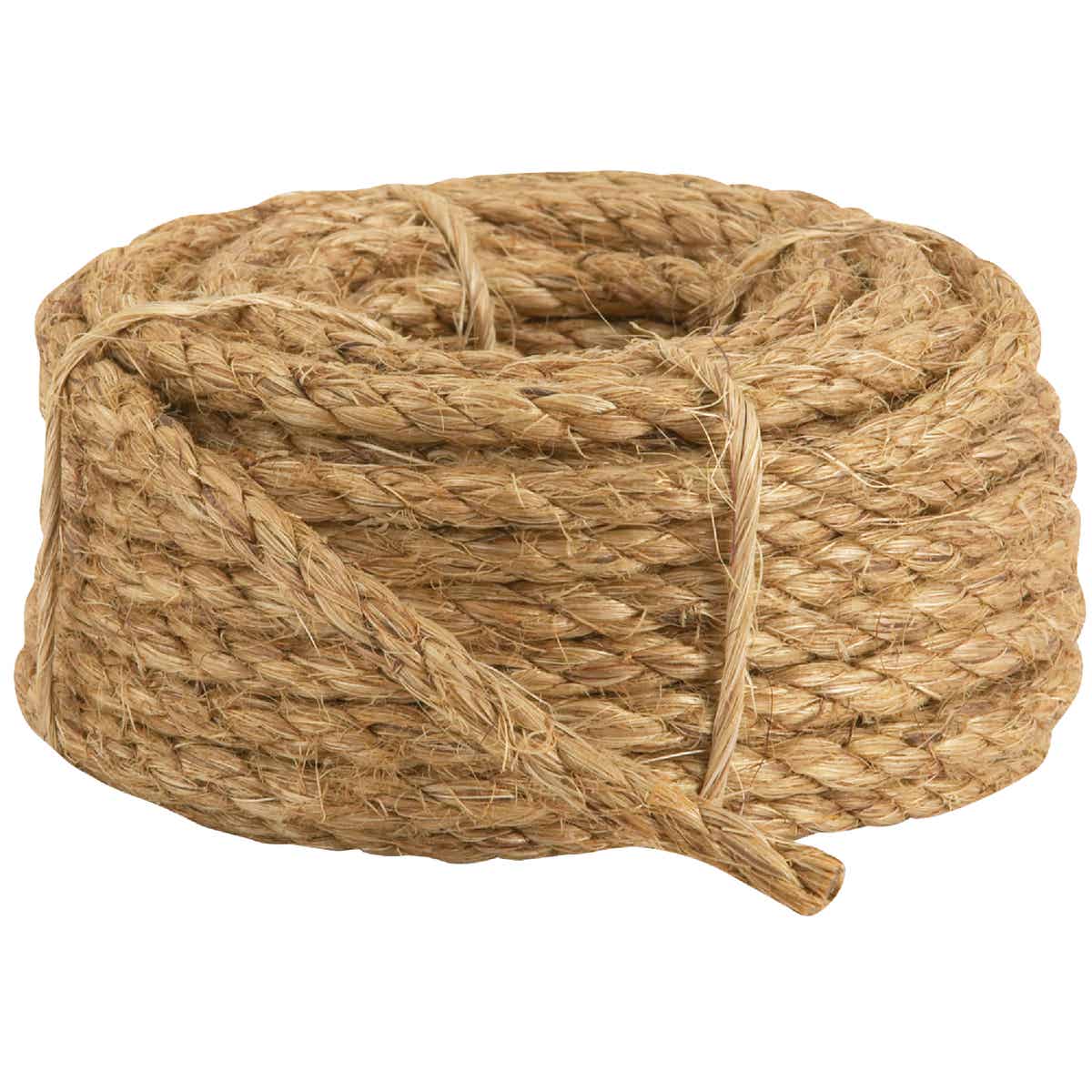 Do it Best 3/8 In. x 50 Ft. Natural Twisted Manila Fiber Packaged Rope Image 2