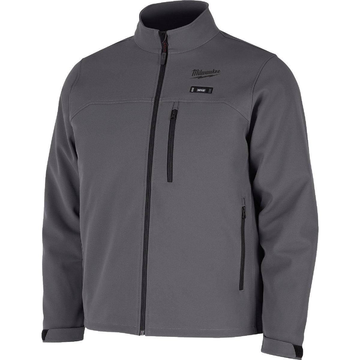 Milwaukee M12 TOUGHSHELL Men's Gray Cordless Heated Jacket, M Image 3