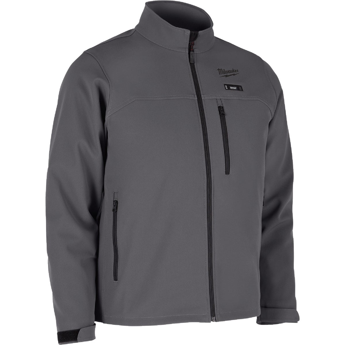 Milwaukee M12 TOUGHSHELL Men's Gray Cordless Heated Jacket, M Image 2