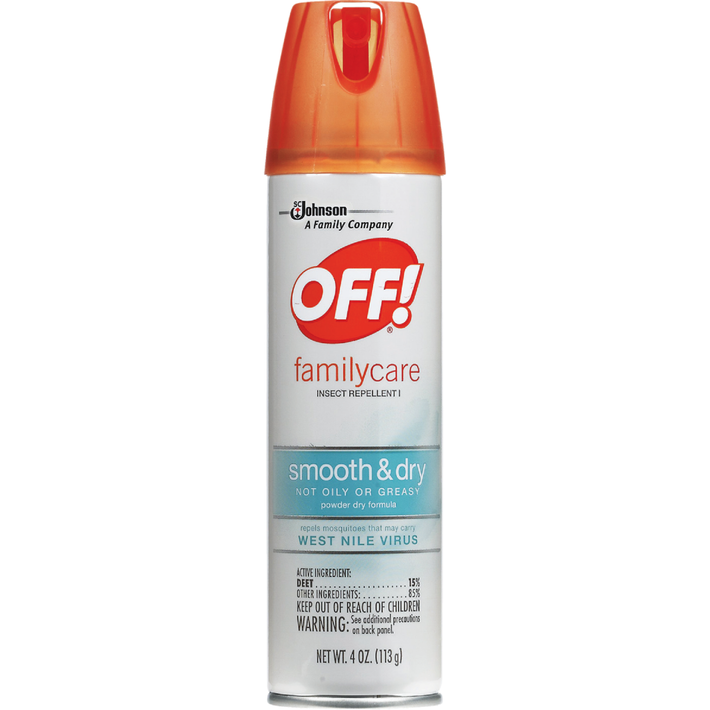 OFF! Family Care 4 Oz. Dry Insect Repellent Aerosol Spray Image 1