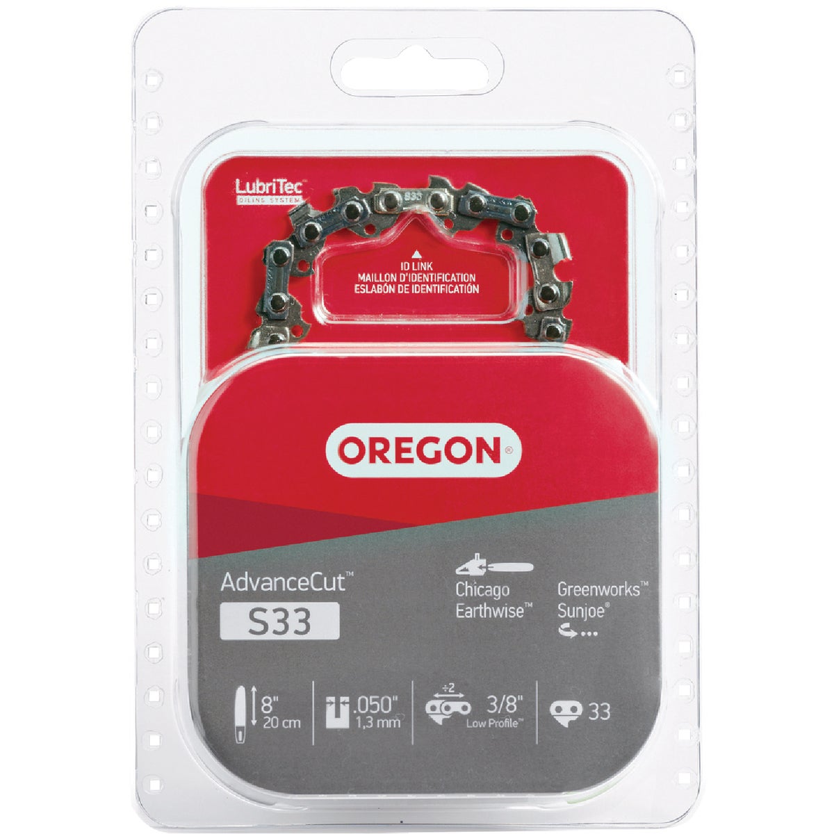 Oregon AdvanceCut 8 In. 33-Link Chainsaw Chain Image 1
