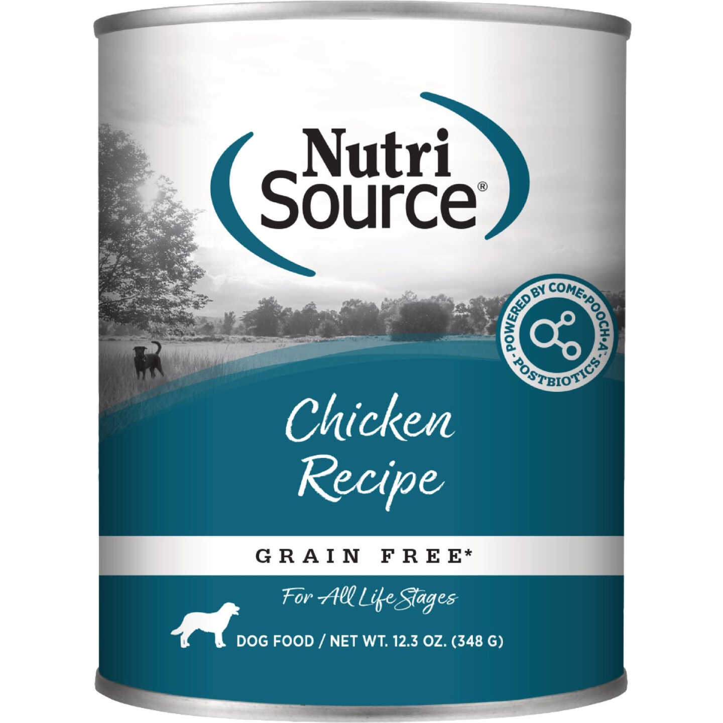 NutriSource 12.3 Oz. Chicken Recipe Grain Free Wet Dog Food Image 1