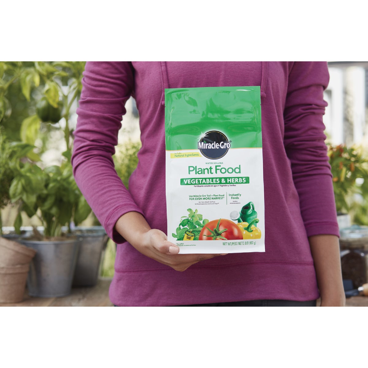 Miracle-Gro 2 Lb. Water Soluble Vegetables & Herbs Plant Food Image 3