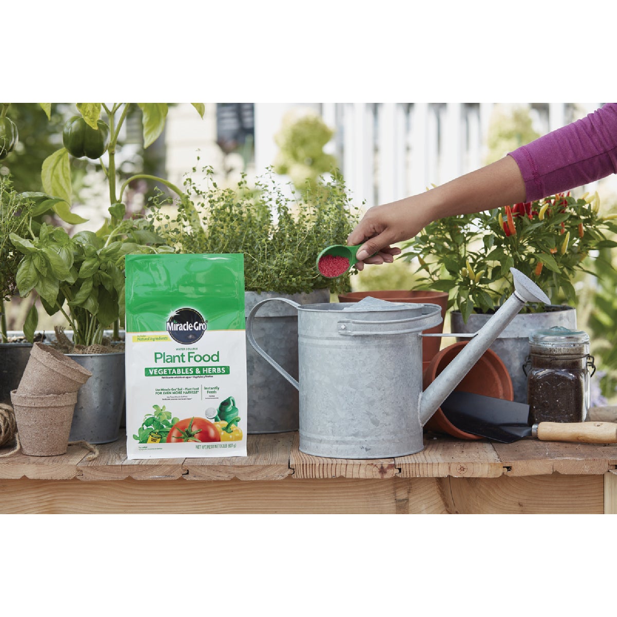 Miracle-Gro 2 Lb. Water Soluble Vegetables & Herbs Plant Food Image 2