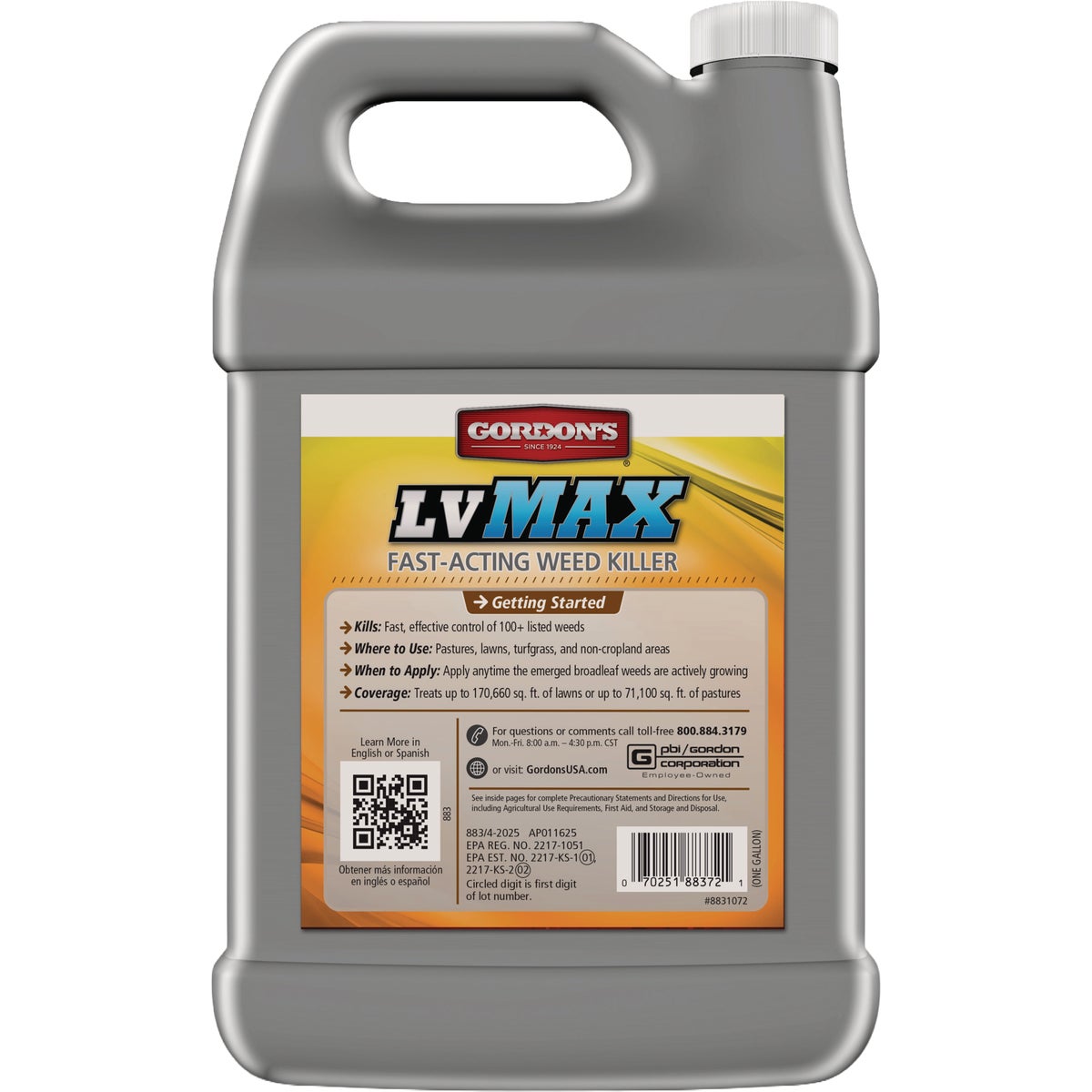 Gordon's LV MAX 1 Gal. Concentrate Fast-Acting Weed Killer Image 3