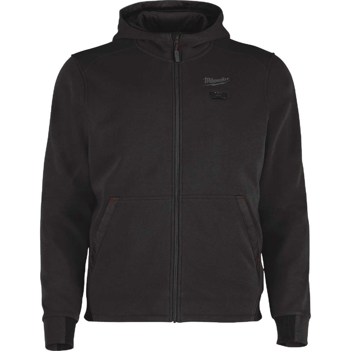 Milwaukee M12 Men's 2X Black Full-Zip Heated Hoodie Image 1