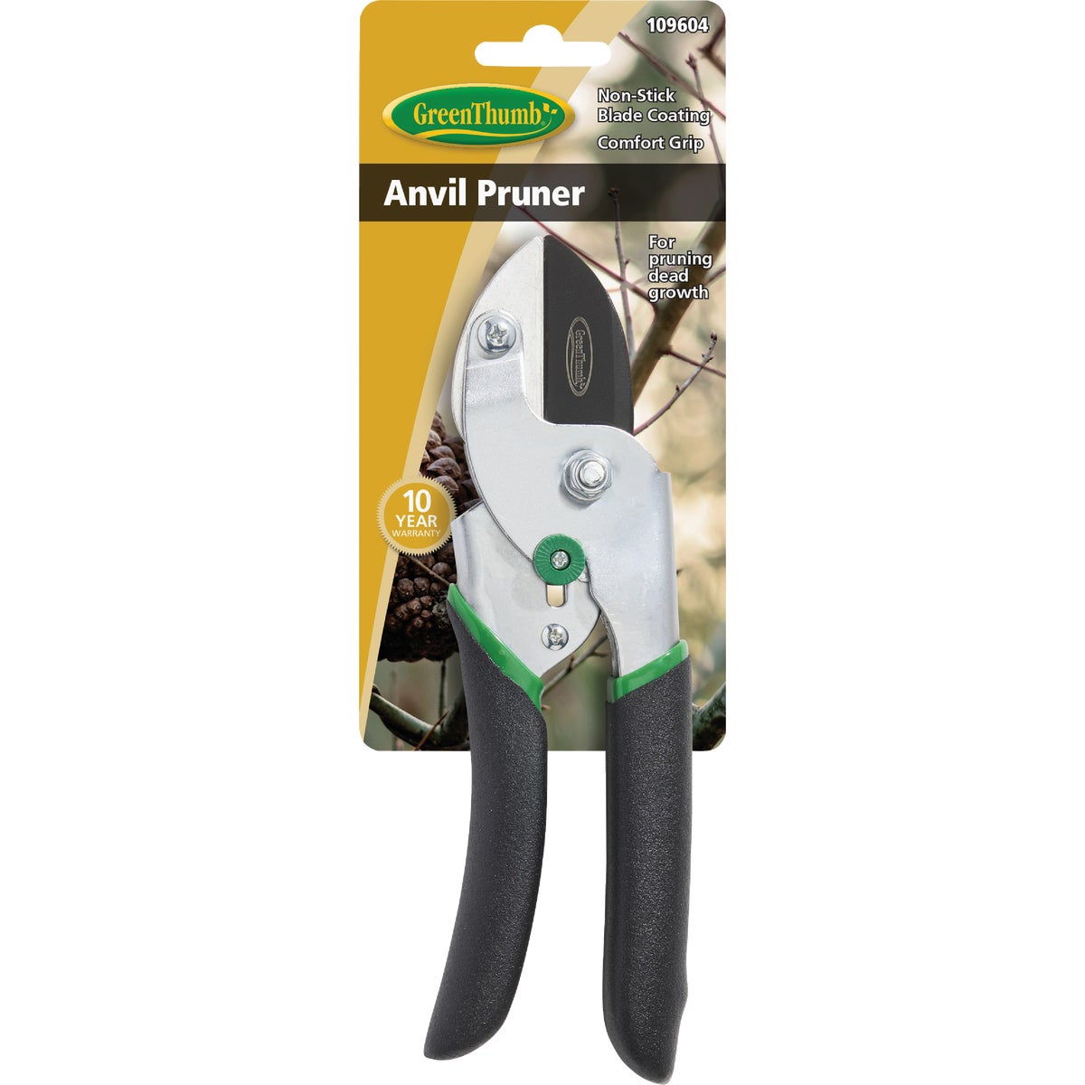 Green Thumb 7.8 In. Heavy Duty Anvil Pruner Image 2