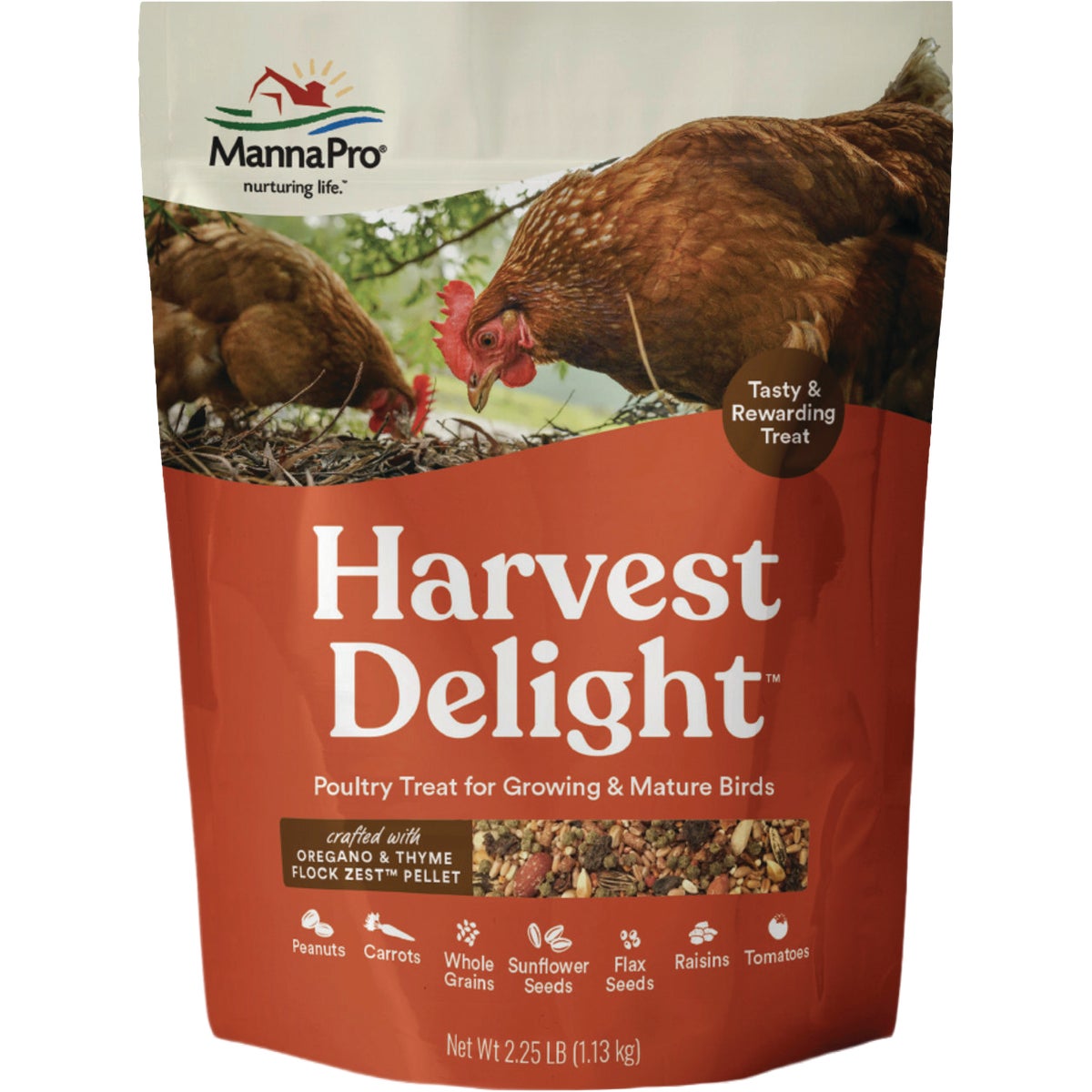 Manna Pro Harvest Delight 2.25 Lb. Chicken Treats Image 1