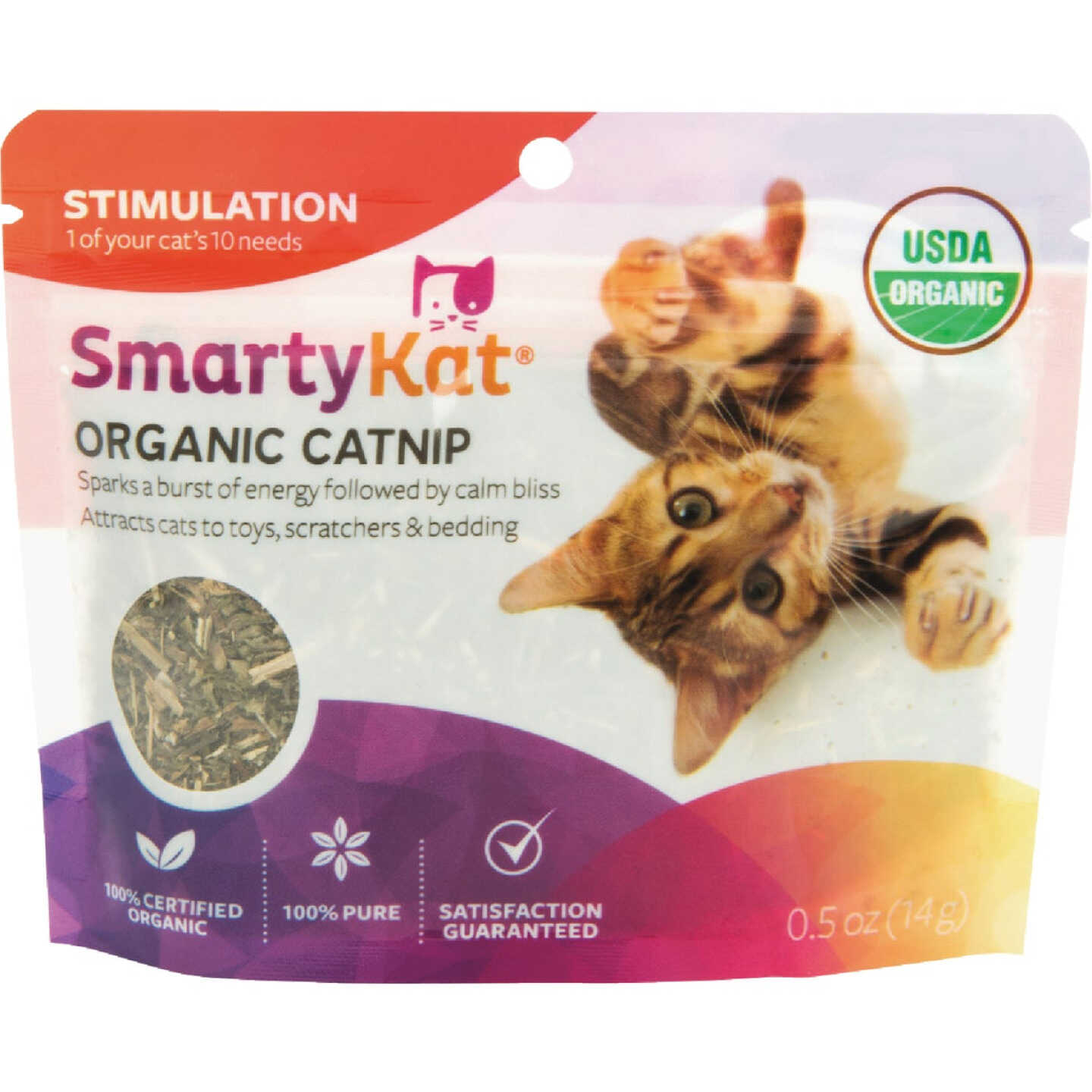 SmartyKat 0.5 Oz. Organic Catnip Image 1