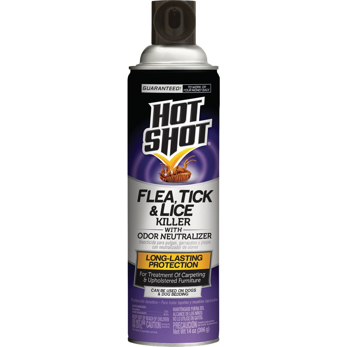 Hot Shot 14 Oz. Flea Tick & Lice Killer with Odor Neutralizer