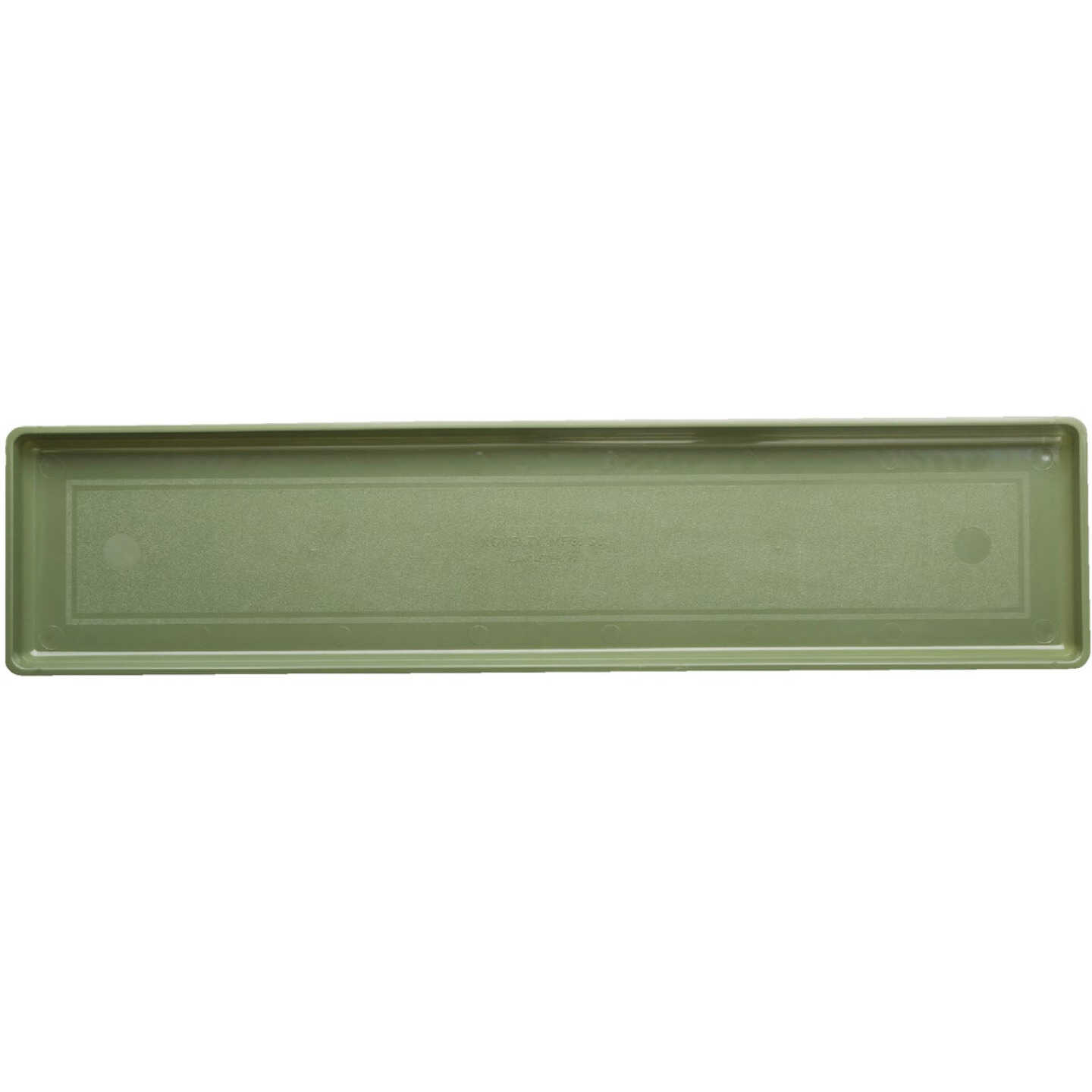 Novelty Countryside 24 In. Sage Plastic Flower Box Tray Image 1