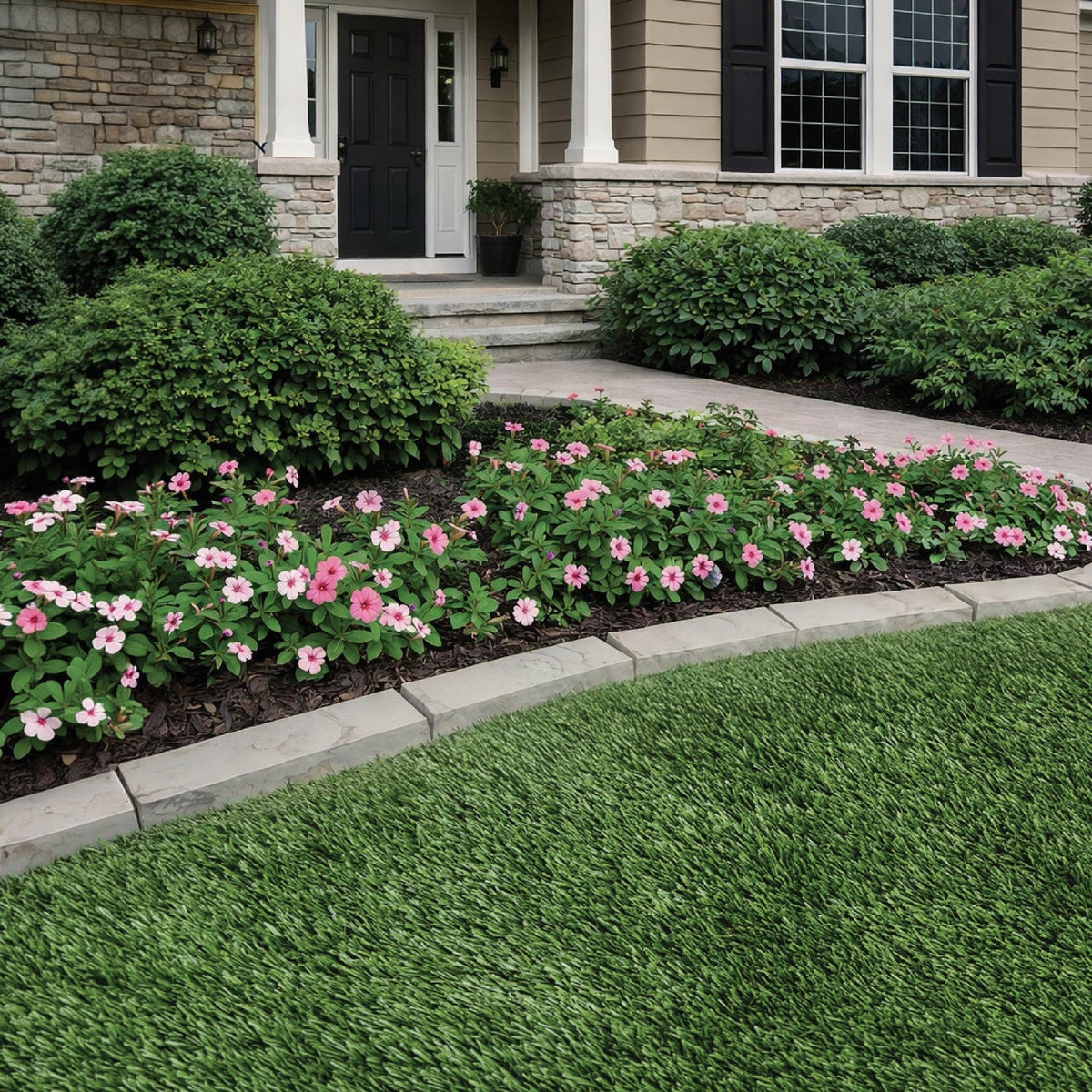 Master Mark Step-In 1.5 In. x 10 Ft. Brick Gray Plastic Landscape Edging Image 2