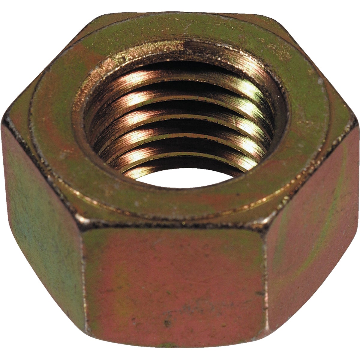 Hillman 7/16 In. 14 tpi Grade 8 Yellow Dichromate Hex Nuts (50-Count)