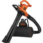 Black & Decker 12A 250 MPH 400 CFM 3-in-1 Corded Electric Backpack Leaf Blower, Vacuum, & Mulcher Image 1