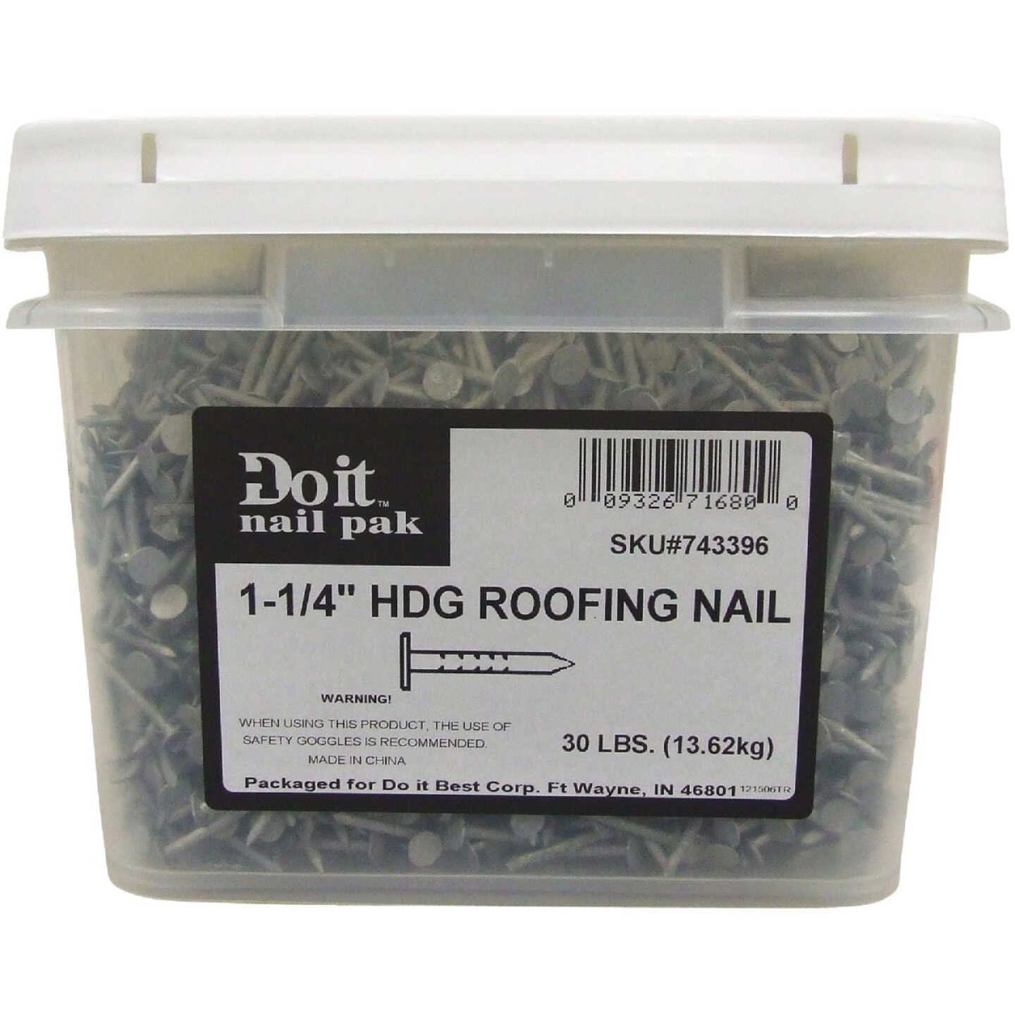 Do it Best 1-1/4 In. 11 ga Hot Galvanized Roofing Nails (6300-Count, 30 Lb.) Image 2