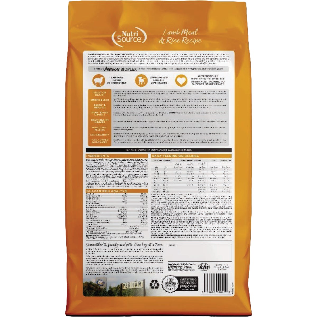 NutriSource 12 Lb. Lamb Meal & Rice Recipe Dog Food Image 7
