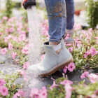 The Muck Boot Company Women's Blue Quilted Floral Original Ankle Boot, Size 8 Image 2