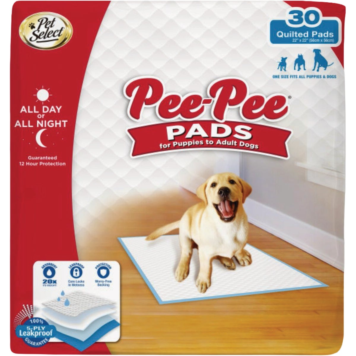 Four Paws Pet Select 22 In. x 22 In. Pee Pee Pads (30-Pack)