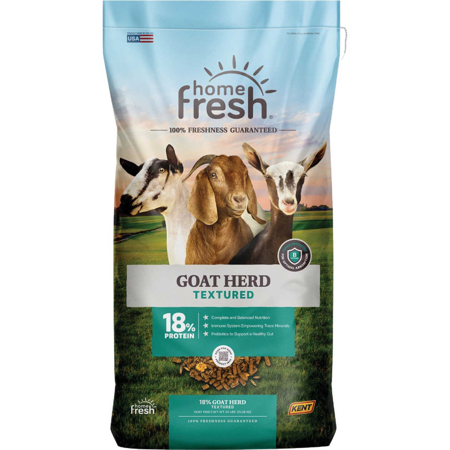 Kent Home Fresh Goat Herd 18 50 Lb. Goat Feed Image 1