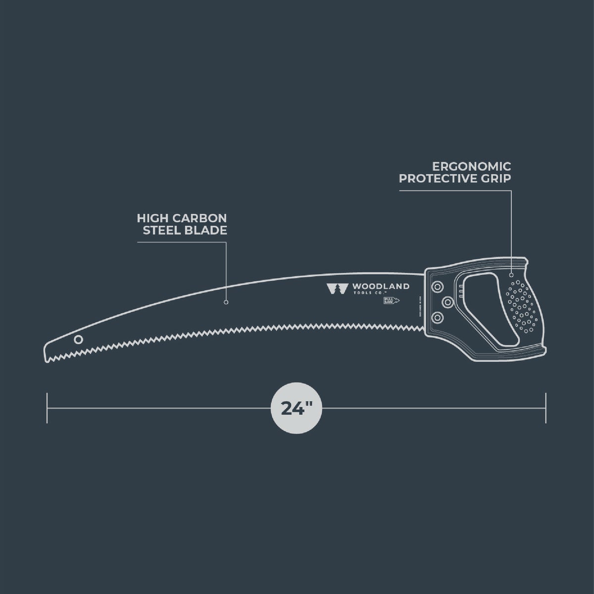 Woodland 18 In. Super Duty D-Handle Pruning Saw Image 4