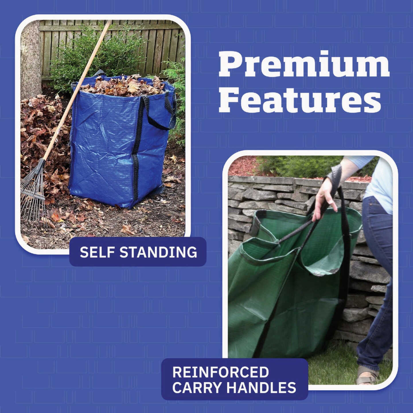 DuraSack 48 Gal. Heavy Duty Green Home & Yard Bag Image 5