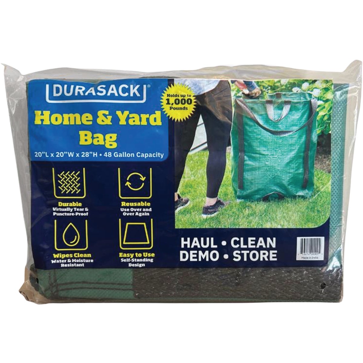 DuraSack 48 Gal. Heavy Duty Green Home & Yard Bag Image 7