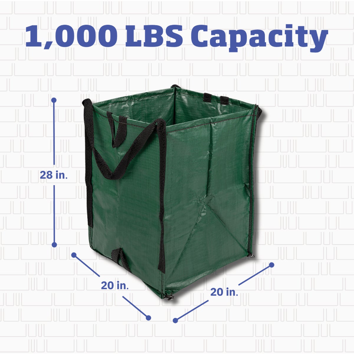 DuraSack 48 Gal. Heavy Duty Green Home & Yard Bag Image 2