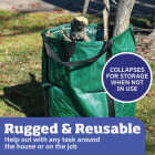 DuraSack 48 Gal. Heavy Duty Green Home & Yard Bag Image 4