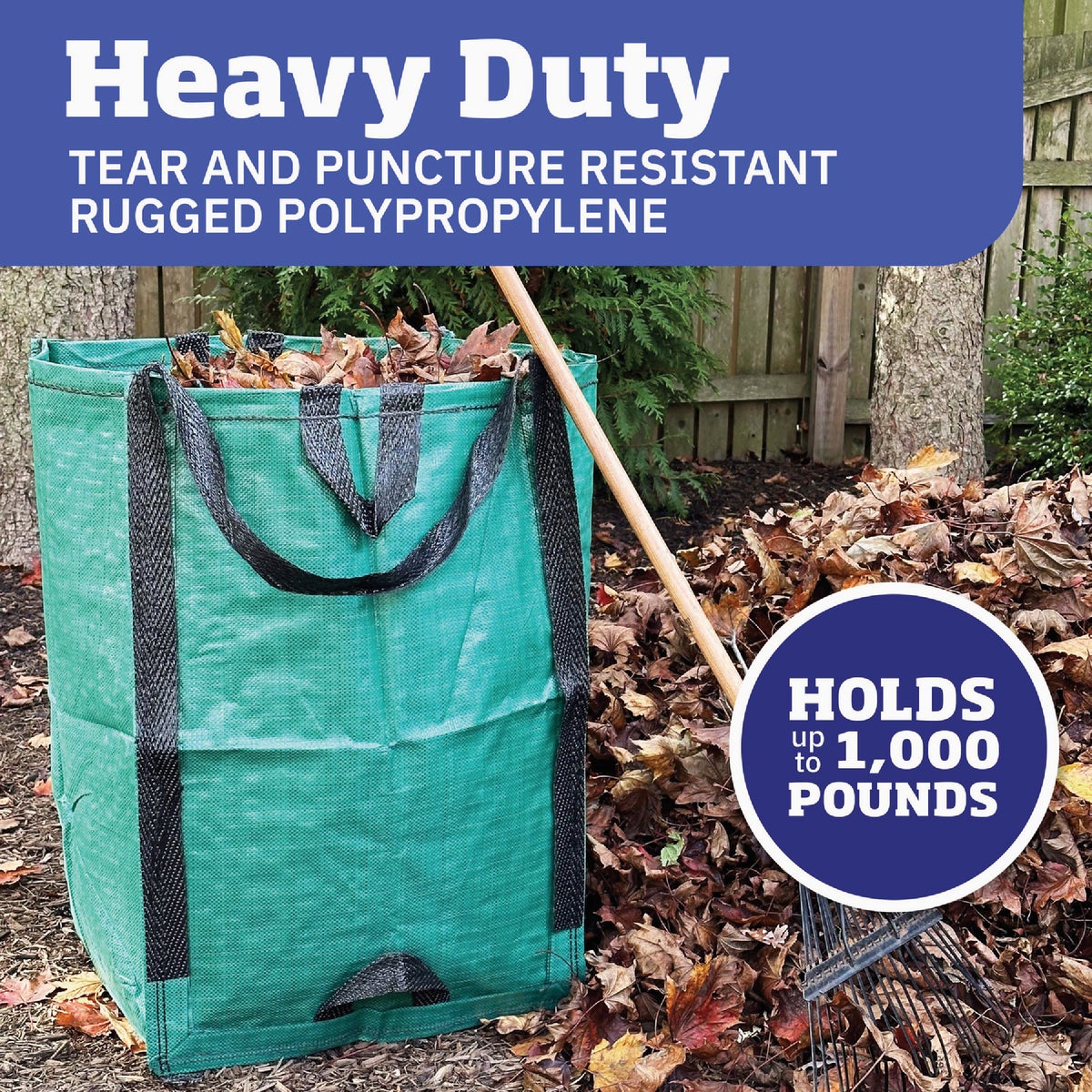 DuraSack 48 Gal. Heavy Duty Green Home & Yard Bag Image 3