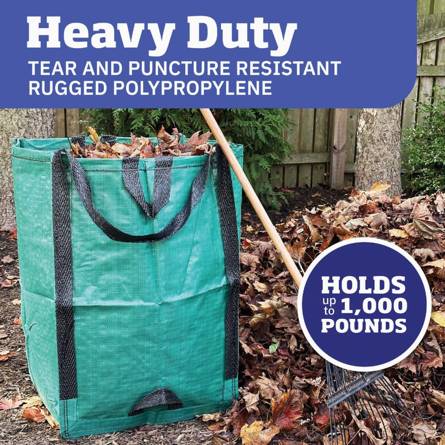 DuraSack 48 Gal. Heavy Duty Green Home & Yard Bag Image 3