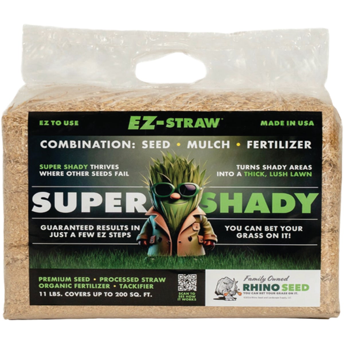 EZ-Straw Super Shady Shade Mix 11 Lb. Straw Bale