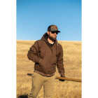 Berne Heartland Men's Large Bark Hooded Work Jacket Image 2