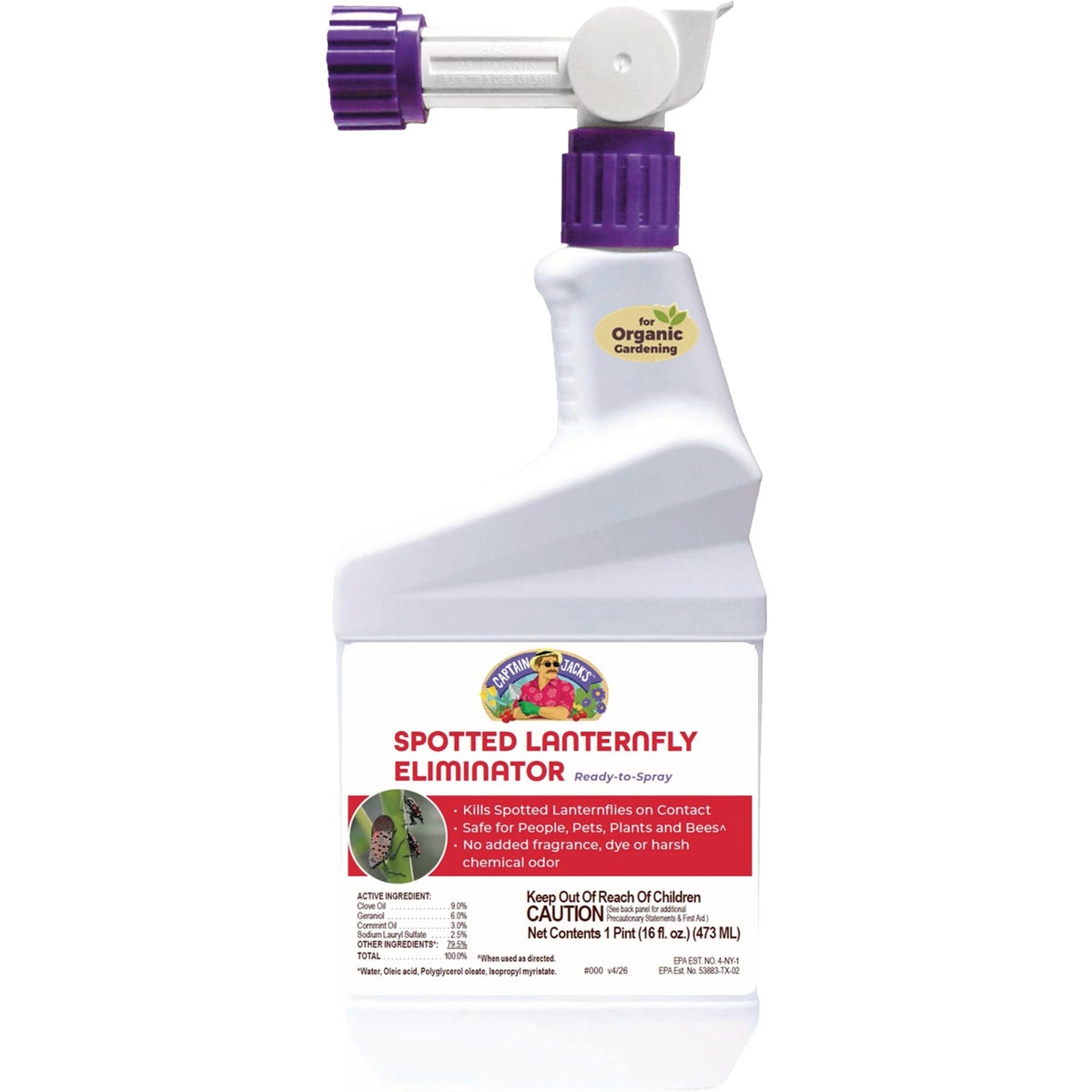 Bonide Captain Jack's 16 Oz. Ready To Spray Spotted Lanternfly Eliminator