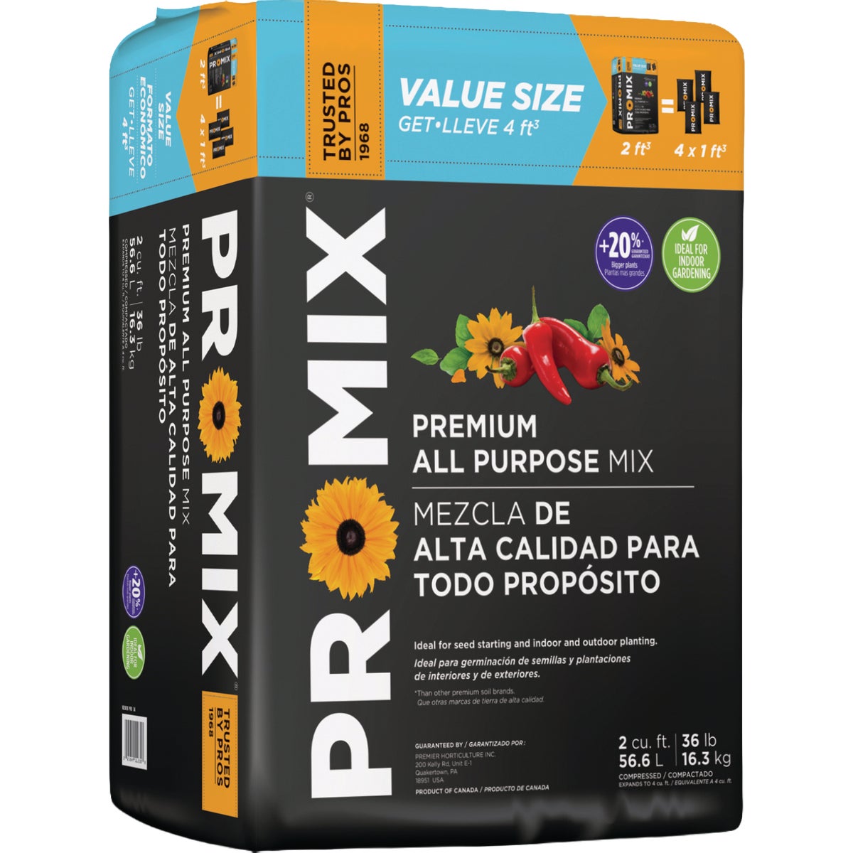 Pro-Mix 2 Cu. Ft. Ultimate All Purpose Compressed Bale Plant Mix