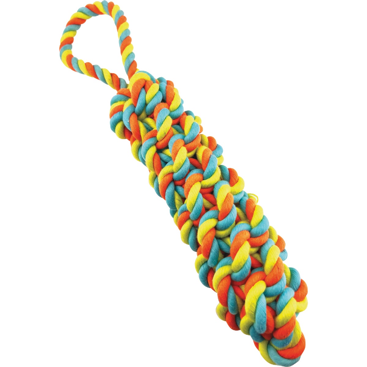 Boss Pet Chomper Woven Rope Monkey Fist Tug Dog Toy