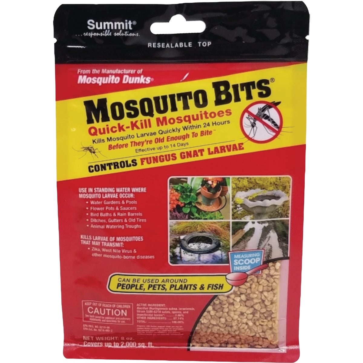 Mosquito Bits 8 Oz. Ready To Use Granules Mosquito Killer
