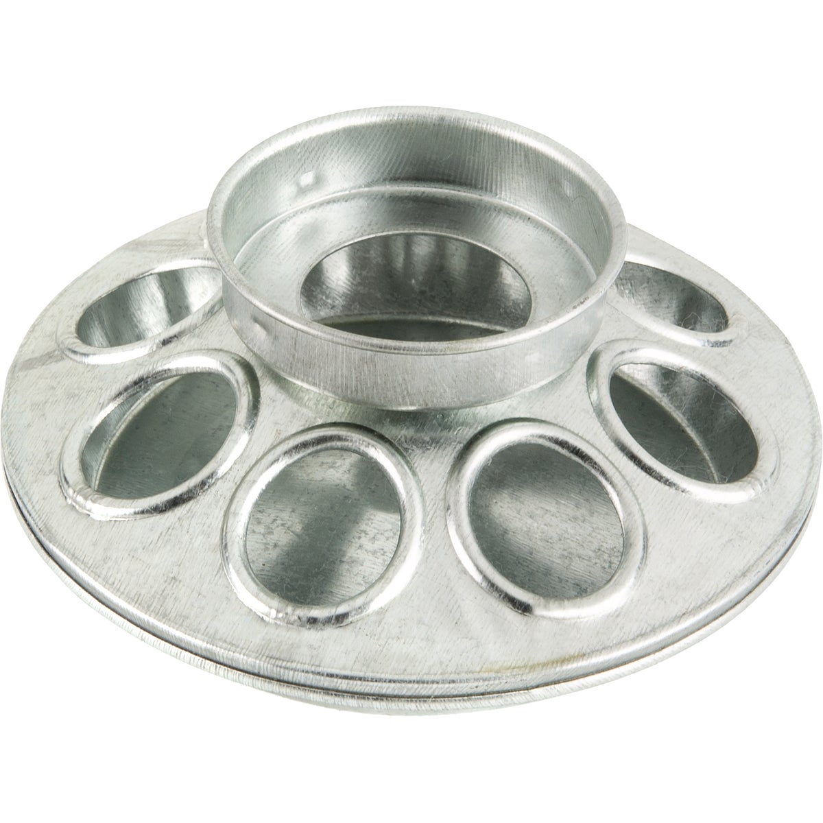 Manna Pro Harris Farms 1 Qt. Galvanized Screw-On Feeder Base Image 1